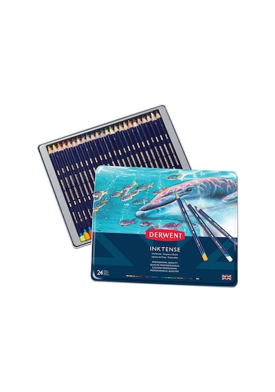 Derwent Inktense 24Lü Sulu Boya Kalem Seti 0700929