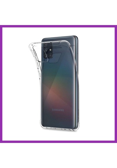 Bezos Samsung Galaxy A51 Kılıf Lüx Şeffaf Silikon Bty