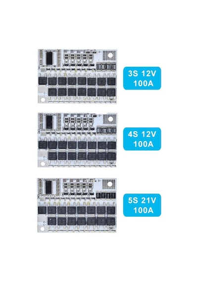 5S - 100A Balanslı Bms Lityum Batarya Şarj Koruma Devre... 5S - 100A Balanslı Bms Lityum Batarya Şarj Koruma Devre...
