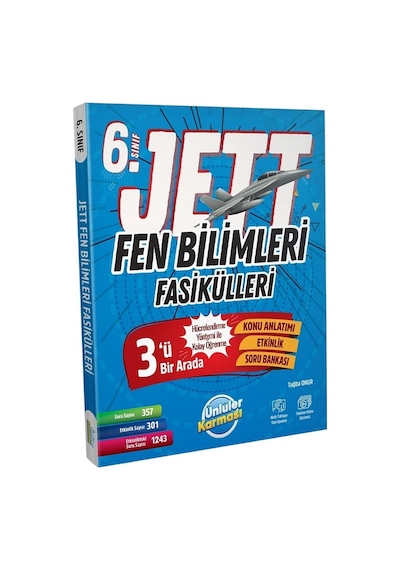 6.sınıf Ünlüler Jett Fasikülleri Seti Türkçe-matematik-fen Bilimleri-sosyal Bilgiler 2025-2026