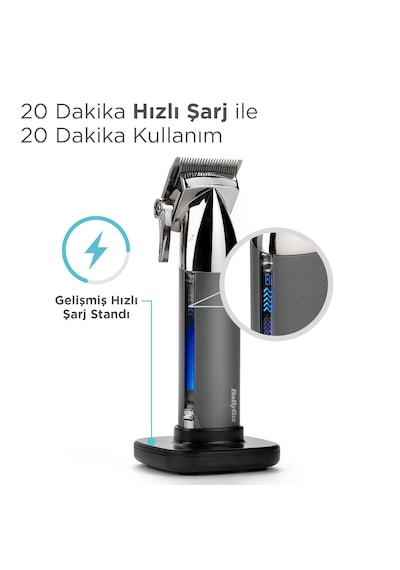 Babyliss E996E Super X Metal 10 Başlıklı Lityum Saç Kesme Makinesi