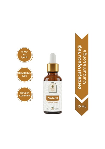 Zerdeçal Uçucu Yağı 10 Ml %100 Saf Ve Doğal