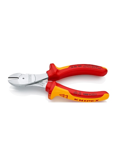 Knıpex Vde 1000 Volt Ağır Hizmet Tipi Yan Keski 160 Mm 7406160