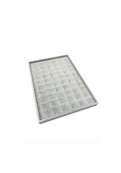 Zenviac456 Anfora Kumaş Tırnaklı Yüzük Tablası Zenviac45678 Gri