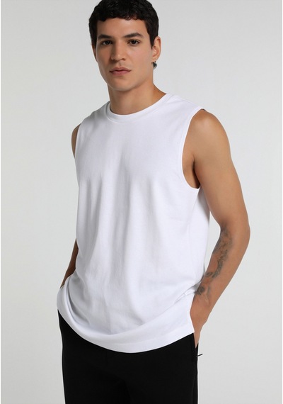 Colin's Colins Regular Fit Erkek Beyaz Atlet Cl1082540 Q1.v2 Wht