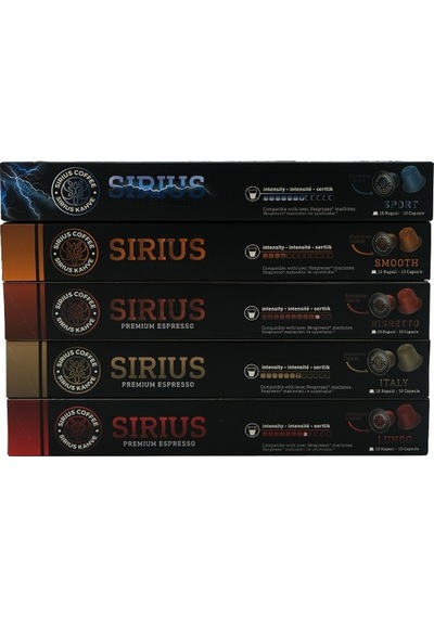 Sirius Lungo Italy Ristretto Smooth Sport Special Kapsül 5'li