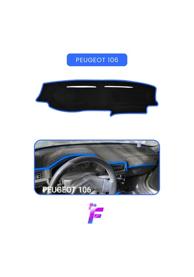 Peugeot 106 Uyumlu Torpido Örtüsü Güneşten Korur Kolay Montaj Tam Uyum Oto Aksesuar T71