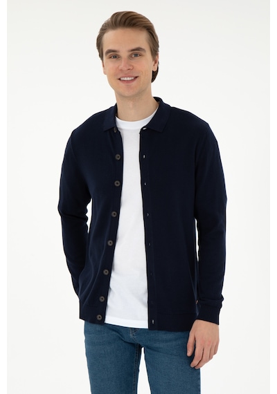 U.s. Polo Assn. Erkek Lacivert Hırka Triko 50297074-vr033 Lacivert