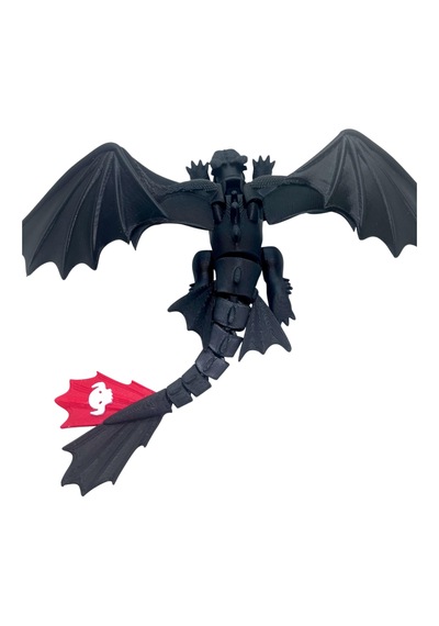 Eklemli Toothless 3d Figür