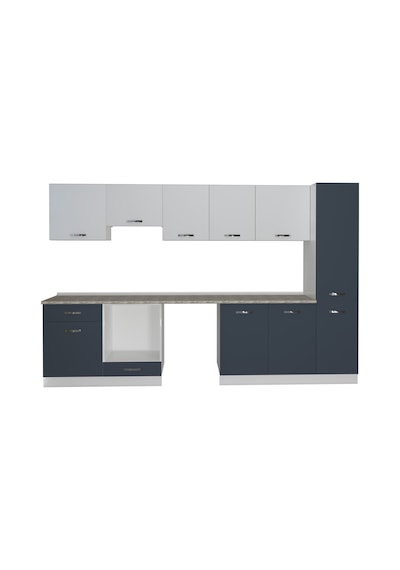 Decoraktiv Elite 325 Ankastre Fırın Modüllü Mdf Hazır Mutfak Dolabı - Tezgah Dahil - Antrasit - Buz Gri Diğer Decoraktiv Elite 325 Ankastre Fırın Modüllü Mdf Hazır Mutfak Dolabı - Tezgah Dahil - Antrasit - Buz Gri Diğer