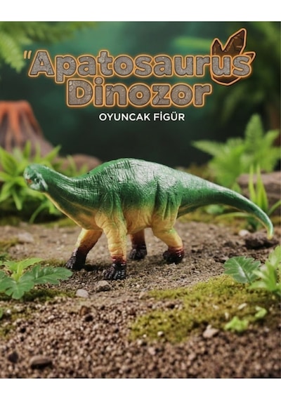 Apatosaurus Dinozor Oyuncak Figür - Orta Boy Eğitici Hayvan Figürü 20 Cm Hayvanlar