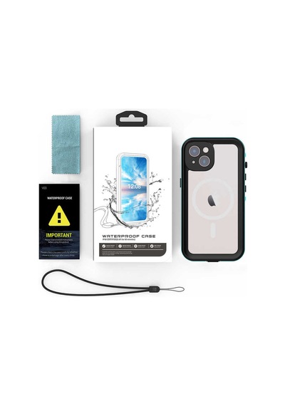 Apple Uyumlu iPhone 14 Kilif 360 Su Geçirmez 1-1 Silikon Zirhli Kapak 565113183