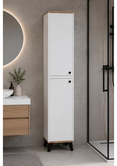 Doruk Banyo Dolabı Kapaklı Çok Amaçlı Havlu Ve Depolama Dolabı Diğer