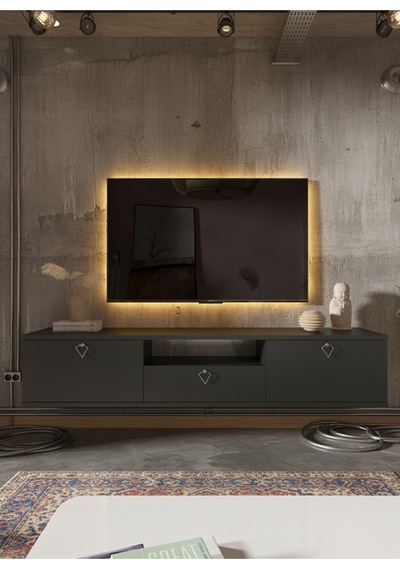 Resital Tv Ünitesi S1834-4 Antrasit Antrasit