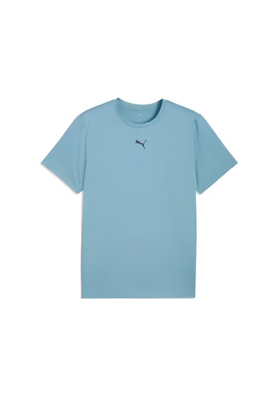 Puma Essentials Marble Effect Erkek Tişört Drycell Ter Emici Spor Tişört Saks - Mavi