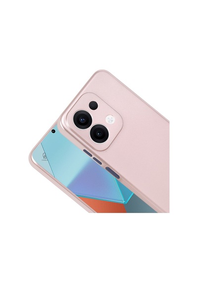 Xiaomi Redmi 15c İle Uyumlu Kılıf Soft Yumuşak Telefon Kılıfı Ve Temperli Cam Ekran Koruyucu Rose Gold