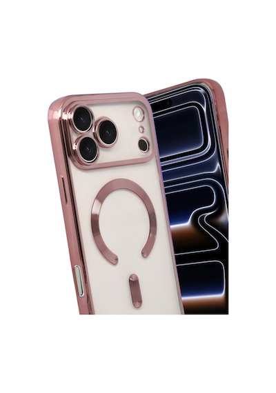 Gld-spt- Newface Apple Uyumlu iPhone 17 Pro Kross Magneticsafe Kapak - Rose