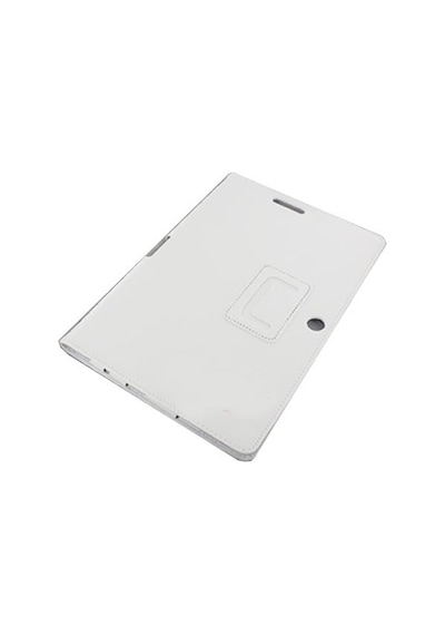Transformer Pad Tf300 İle Uyumlu Standlı Deri Kılıf Beyaz Renk Kapaklı Kılıf
