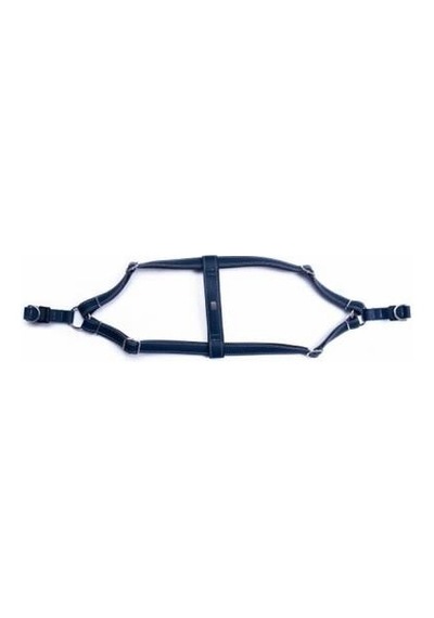 Konfor Ronin Deri Köpek Göğüs Tasması Royalblue 2x45 55 Cm