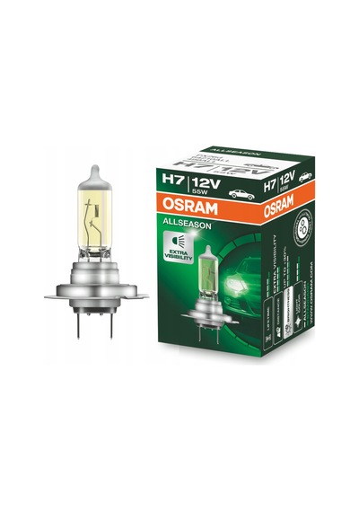 Osramh7  Allseason Kolormatik Far Ampulü 12V 55W 1 Ade...