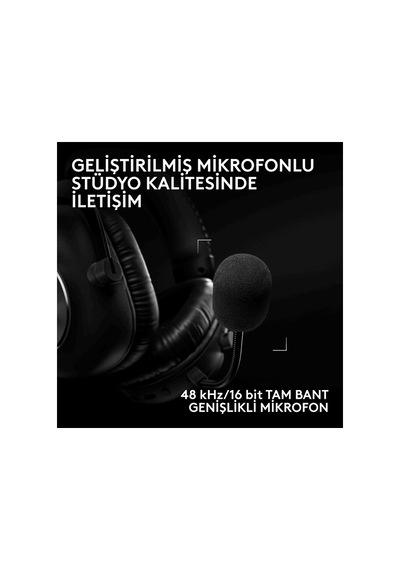 Logıtech G Pro X3 Lightspeed Bluetooth 5.3 Kablosuz Kulak Üstü Oyuncu Kulaklığı