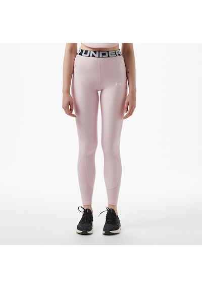 Under Armour Heatgear Rib Legging Kadın Pembe Antrenman Taytı 1388693 Pembe