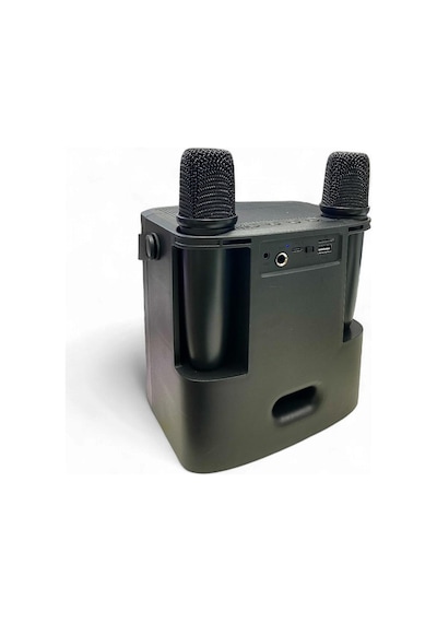 Rose Sp-614 Taşınabilir Şarjlı Bluetooth Karaoke Mikrofon Ve Hoparlör Seti - Siyah