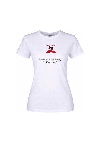 Trender Pretty Dancer O Yaka Beyaz Kadın T-shirt 26ydt1000005 Beyaz