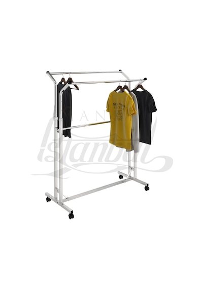 Mankenistanbul Çift Taraflı V Ayarlı Krom Metal Orta Stand Diğer