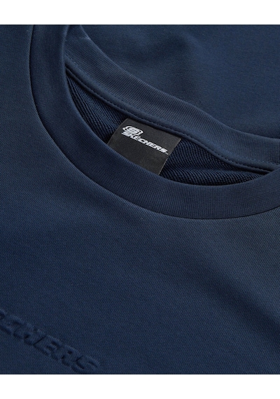 Skechers M Essential Crewneck Sweatshirt Erkek Lacivert Sweatshirt S2610015-0505