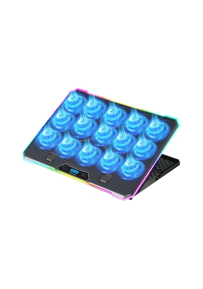 Aero Storm V15 Rgb 15 Fanlı 10 Rgb Modlu 9-17.3'' Notebook Soğutucu Stand Laptop Soğutucu