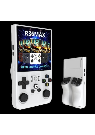 Konsol Plus R36s Max Retro El Oyun Konsolu 4.0'' Ips Ekranlı 18.000 Oyunlu - Beyaz