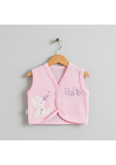 Gaye Bebe Bebek Yelek 4468 Pembe