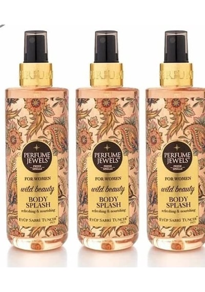Düvenci Toptan Pj Body Splash Beauty 250 Ml 3' Lü Paket