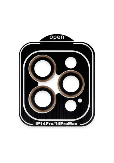 Gld-spt- Joko Apple Uyumlu iPhone 15 Pro Max Pvd Metal Kamera Lens - Turuncu