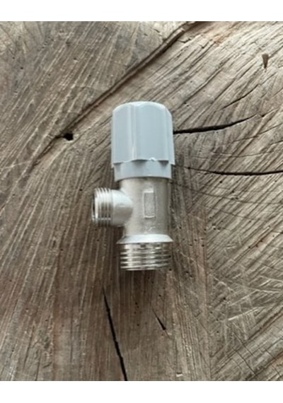 Esa Pirinç Mini Vana Klozet Vanası Ara Musluk Taharet Musluğu Beyaz