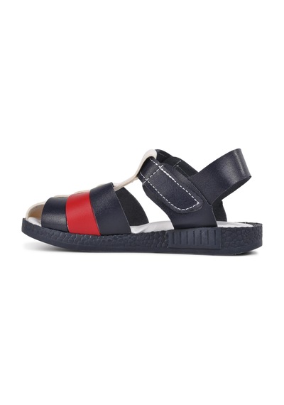 Şiringenç 210111 Lacivert-beyaz-kırmızı Comfort Erkek Çocuk Sandalet 001