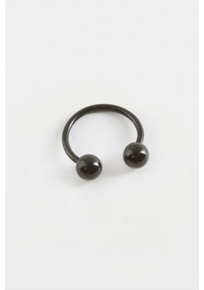 1 Cm Septum Çelik Piercing 1 Adet Csmtex - 72 - Siyah