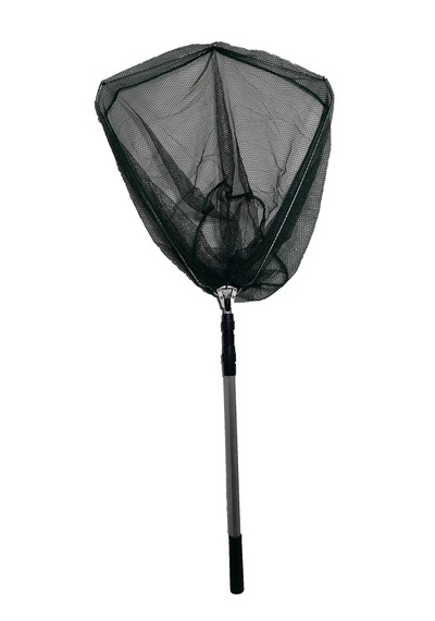 Powerex Üçgen 50x50 Katlanır İp Torlu Kepçe / 150cm Sap