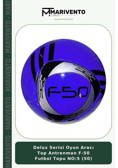 Delux Serisi Oyun Aracı Top Antrenman F-50 Futbol Topu No:5 50 Çok Renkli