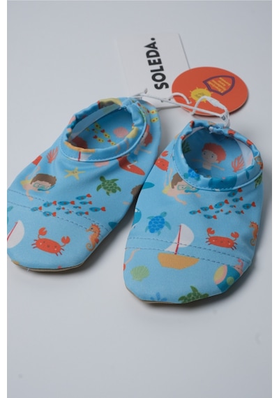Soleda Uv Korumalı Kaydırmaz Bebek Çocuk Deniz Havuz Patiği Journey Under The Sea Çok Renkli