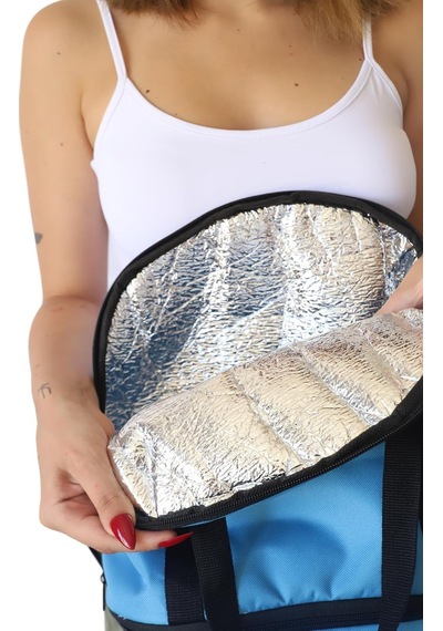 Termos Çanta Plaj Çanta Piknik Çanta Isı Yalıtımlı Sıcak Soğuk Tutucu Outdoor 2 Bölmeli 26 Litre