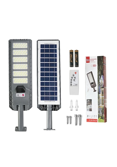 600w Güneş Enerjili Dış Mekan Lamba Ip65 Su Geçirmez Uzaktan Kumandalı Ultra Parlak Led Aydınlatma