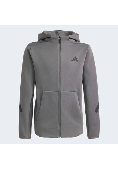 Adidas Ky6295 J Z.n.e. Fz Hd Çocuk Eşofman Üstü Gri