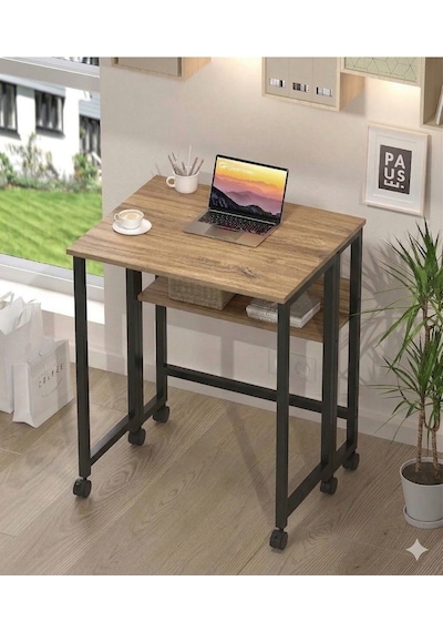 Sidney Kitaplık Raflı Katlanır Masa 70cm Tekerli Bilgisayar Masası Laptop Masası Siyah-çam Siyah - Atlantik Çam Sidney Kitaplık Raflı Katlanır Masa 70cm Tekerli Bilgisayar Masası Laptop Masası Siyah-çam Siyah - Atlantik Çam