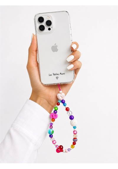 Name Pop S Telefon Askısı, Boncuklu Telefon Charmı Ve Çanta Aksesuarı