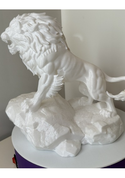 3d Baskı Biblo Aslan Renklendirilebilir