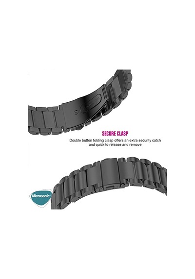 Garmin Vivoactive 5 Metal Stainless Steel Kordon Garmin Vivoactive 5 İle Uyumlu Kordon, Akıllı Saat Kayışı