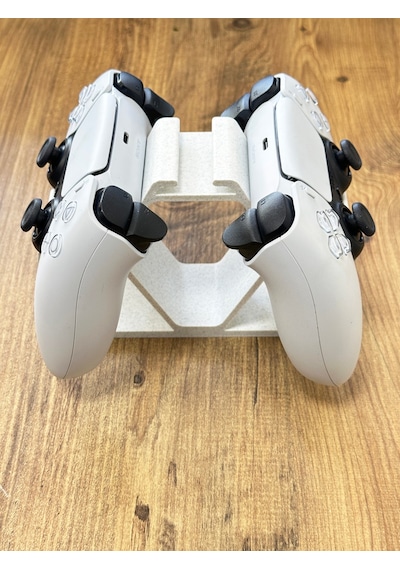 Gamepad - Oyun Kolu Standı Ps5 Ps4 Xbox Pc Uyumlu Üstten Arttırılabilir Mermer Beyazı Mermer Beyazı
