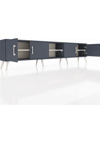 Arges Tv Ünitesi 3 Raflı 4 Kapaklı 220x30x51 Antrasit-antrasit/aytaşı Antrasıt/aytası - Antrasıt Arges Tv Ünitesi 3 Raflı 4 Kapaklı 220x30x51 Antrasit-antrasit/aytaşı Antrasıt/aytası - Antrasıt